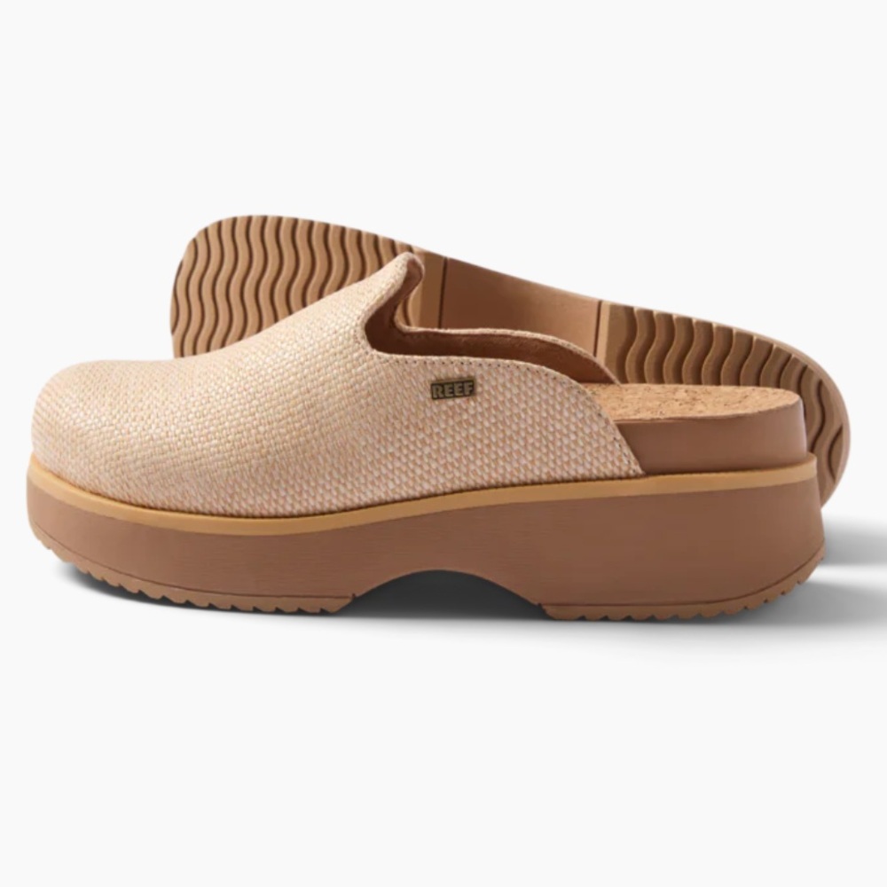 Reef Vista Skye Platform Clogs Mules